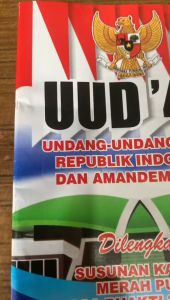 UUD 45 DILENGKAPI SUSUNAN KABINET MERAH PUTIH MASA BHAKTI 2024-2029 (3/4) KERTAS CD/BURAM