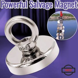 Powerful Salvage Magnet Super Strong Fishing Magnet Ring Permanent Neo Magnet Search Tool