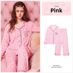 Miss Curiosity | Lycell Leopard Printed Wearable Pajamas Womens
