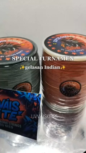 Benang Gelasan Spesial Turnamen Indians By Uwais Kite Layang layang Molor Super 0.22 Kasar Panjang 2000 Yard Tempel Seret Tarik Ulur