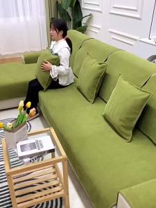 1Pc Four Seasons Universal Chenille Sofa Cover Solid Color Sofa Cushion for Living Room Modern Simple L Shaped Home Couch Towel