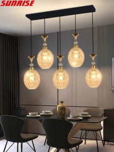 Light luxury restaurant chandelier shop lamp bar table lamp dining table living room decorative lamp