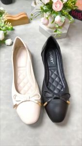 Ivory Sepatu Wanita Hak Pantofel 25cm Pita Formal 888-V162