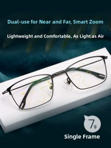 LUYING | Titanium Smart Zoom High-Definition Lightweight Anti-Blue Light Presbyopia Glasses