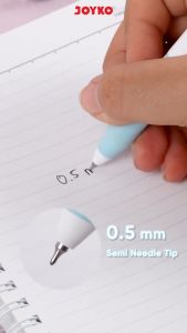 JOYKO Retractable Gel Pen Black GP-415 Pulpen Pena Jel SATUAN Hitam 0.5mm
