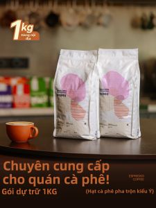 FISHER COFFEE | Hỗn Hợp Cà Phê Ý Cho Latte 1kg