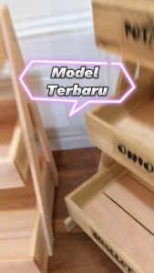 Rak Bumbu & Telur 3 Susun: Solusi Organisasi Dapur