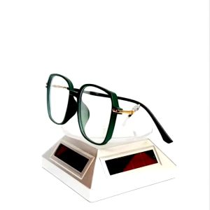 AXNAT Kacamata Lensa Photochromic 2 In 1 Anti Radiasi Bingkai Titanium Kotak KC049