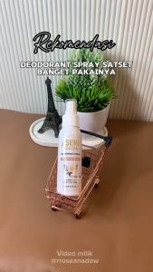 SERI GLOW Deodorant Spray Pemutih Ketiak Hitam - Antiperspirant Deodoran Penghilang Bau Badan Wangi