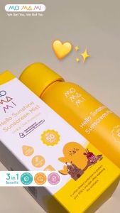 Momami Sunscreen Mist Hello Sunshine Pelindung Surya Spray SPF50 Aman untuk Bayi