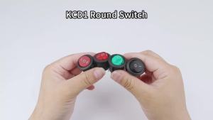 2/5/10pcs KCD1 LED Rocker Switch Round 2/3Pin ON-OFF-ON 2/3 Position 6A/250VAC 10A/125VAC SPST 23mm Car Push Button Switches