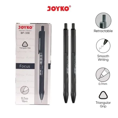 bolpen pen pena joyko cetek vokus bp 338 isi 12 pcs