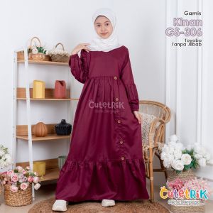 Gamis Anak dan Remaja Gamis Kinan Hasya ArisaHalla by Cutetrik