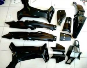 COVER BODY FULLSET BODI HALUS KASAR FIZ R F1Z R MILENIUM HITAM
