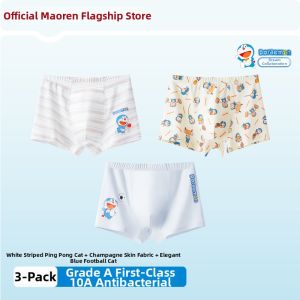 MiiOW | Antibacterial Comfortable Childrens Briefs A Quality Standard 100% Cotton Boxers