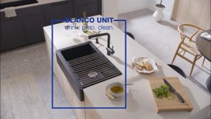 BLANCO Foldable Grid | Stainless Steel/Plastic | 460(L) x 425(W)mm | Blanco Accessories | 238482 | Multifunctional Colander