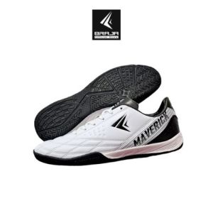 Braja-sepatu futsal Dewasa Braja Maverick In White black