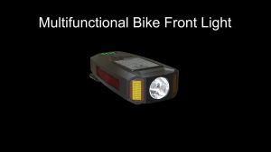 COD ANLOOK Lampu Depan Sepeda Super Terang Dan Klakson Full Set Anti Air Speedometer LED XPG COB 300 Lumens - AS0808