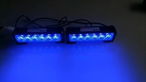 12V - 24V Blue-Blue Federal Signal Car Strobe Blinker
