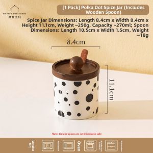 MODERN SWEETHOME | Kitchen Use Ceramic Seasoning Bottle Set
