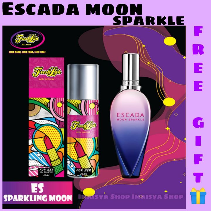 Es Sparkling Moon (EDP) Freshlah Body Perfume Floral Fruity Scent