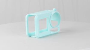 Silicone Protective Cover for DJI Action 5 Pro/Action 4/3 Camera Accessories Full Protector Case with Lanyard Scratch-proof Cap