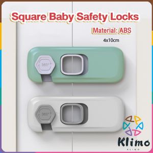 KLIMO Multifunction Self-adhesive Baby Safety Locks Child Anti-opening Cabinet Door Refrigerator Drawer Lock Buckle