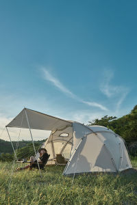 MOBI GARDEN เต็นท์ตั้งแคมป์ 2-3คนกันน้ำกันฝน Windproof 4ฤดูกาลแบกเป้เดินป่า