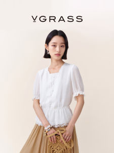 V·grass/V-GRASS | Áo Sơ Mi Nhẹ Elegante Và Quyến Rũ
