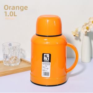 Durable Large Capacity Student Home-use Retro Plastic Thermos