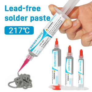 Lead-free high temperature solder paste Sn99 Ag0.3 Cu0.7 needle tube solder paste mobile phone USB plug repair LED soldering