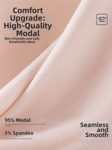 Yuzhaolin | Antibacterial Soft High Elastic Middle Waist Invisible Womens Underwear
