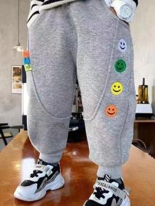 Autumn Casual Sports Pants for Girls High Waist Straight Leg Rabbit Fur Childrens Clothing Spring Summer New Arrival