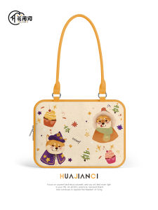 FLORA VERSE | Cute Shiba Tote Laptop Bag 14 Inches