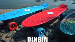 Penny Board Skateboard Flexible Plastic Cruiser Nickel Board Skateboard Adult Penny Board Flexible Plastic Cruiser Nickel Board 22 24 Inch Skateboard For Kids