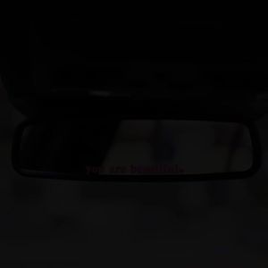 1 Pair You are beautiful Text Bike E-Bike Frame Sticker Bicycle Body Road MTB Bikes Tube Front Fork Moto Vinyl Decal Accessories