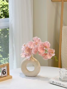 ดอกไม้เทียม Orchid Butterfly Luxurious ดอกไม้ประดับตกแต่งสุดหรูสำหรับโต๊ะทานอาหาร ดอกไม้เทียมหรูหรา สไตล์ไฮเอนด์