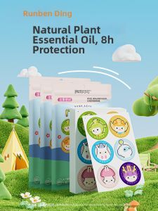 RUNBEN | Portable Plant Essential Oil Patches for Outdoor Summer Use