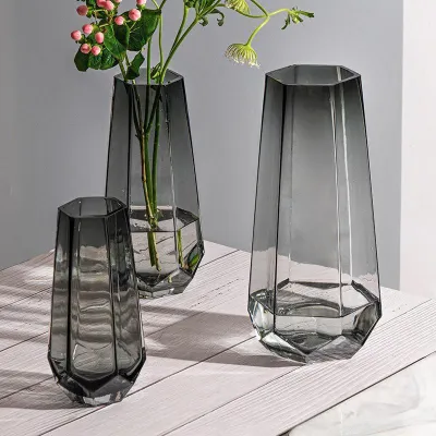 SHUQUE | Luxurious Living Room Glass Vase for Flowers