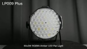 Big Dipper LP009 Plus 60X3W RGBWA Amber LED Par light (ALL ORIGINAL)