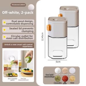 HAOGUANJIA | Salt Control and Seasoning Storage Glass Condiment Jars