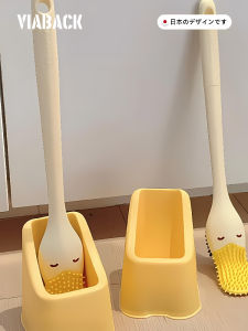 2025 New Yellow Duck Shaped Toilet Brush Household Cleaning Tool No Dead Angle Bathroom Toilet Brush Durable Bathroom Tools