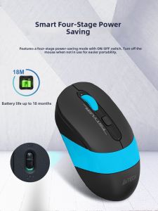 A4TECH | Wireless Keyboard Mouse Set for PC and Laptop Home Office