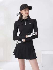 Mùa Xuân Mùa Thu Golf Nữ Quần Vợt Dài Tay Váy Bộ Áo Nữ Quần Áo Chơi Gôn Nữ Quần Áo Chơi Gôn Quần Áo Chơi Gôn Nữ Chất Lượng Cao