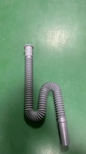 Gray Rubber Head Plastic Extendable Drain Pipe