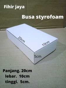 Busa Syrofoam 20x10x5 Cm/Busa Kering/Gabus Buket/Gabus Bunga/Buket Bunga