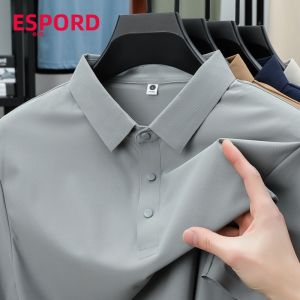 Spordela |Cool Ice Silk Mens Short Sleeve Polo Shirt