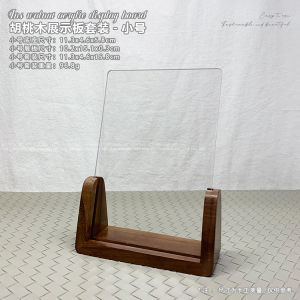 Trendy Wearable Nail Art Display Stand Walnut Wood Base Beauty Nail Work Photography Props Color Board Tool Lorossi Brand