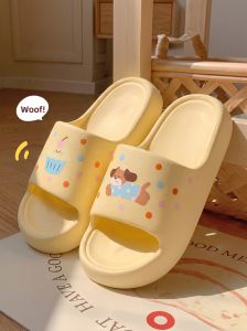 RUNROU | Cartoon Print Cute Ladies Slippers EVA