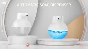 Máy Tạo Bọt Xà Phòng Tự Động Sạc USB 400ml Với Cảm Biến Hồng Ngoại Gắn Tường Không Cần Chạm Cho Gia Đình Và Sử Dụng Ngoài Trời